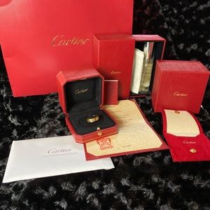 Authentic 18k Cartier 5mm love band